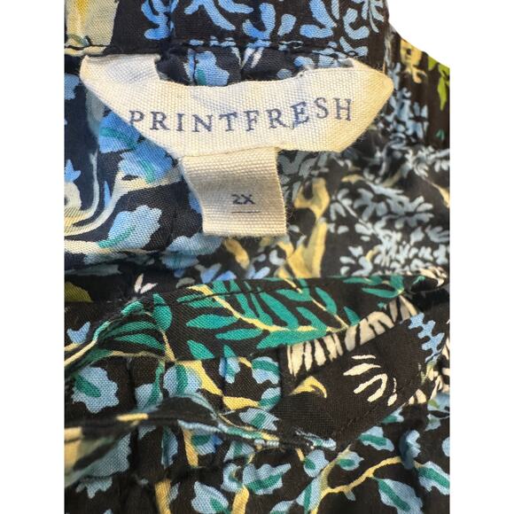 Printfresh 100% Cotton Pajama Shorts Bundle -2 Pairs – Size 2X - Picture 4 of 7